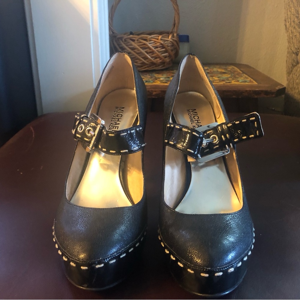 Michael Kors heels, black, in woman’s size 8 1/2